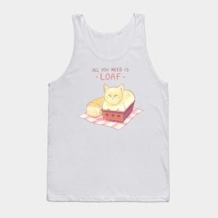 All You Need is Loaf - White Tank Top